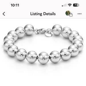 Tiffany & Co Sterling Ball Bracelet